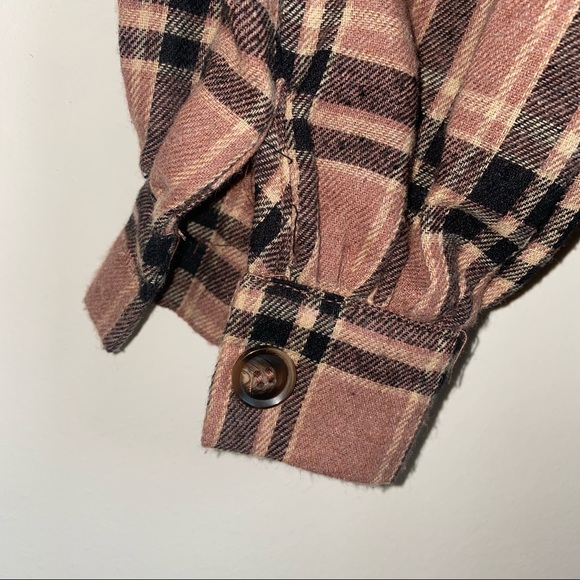 PrettyLittleThing Flannel Pajama Jumper Size 6 - Picture 9 of 12